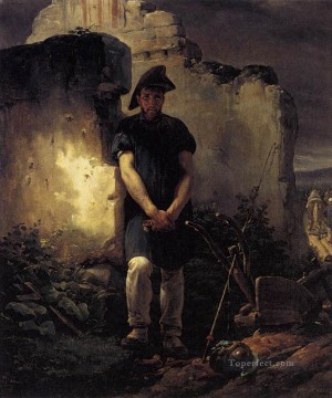 Horace Vernet Painting - Soldier Labourer Horace Vernet